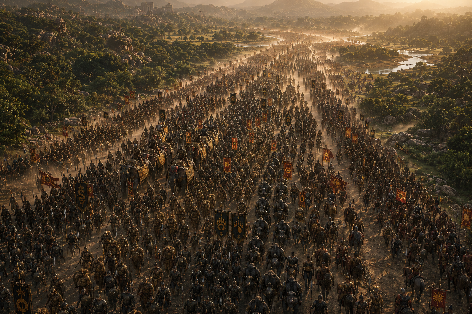Army on the move